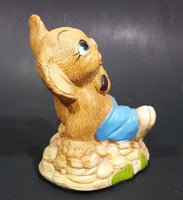 1970s Pepiware "Tucker" Bunny Rabbit Eating a Snack Figurine - England - Treasure Valley Antiques & Collectibles