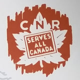 Canadian National Railway CNR "Serves All Canada" No. 7312 "Six-Wheel Switcher" Ceramic Tile - Treasure Valley Antiques & Collectibles