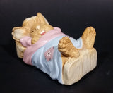 1970s Pepiware "Dreamy" Bunny Rabbit Sleeping In The Bed - England - Treasure Valley Antiques & Collectibles