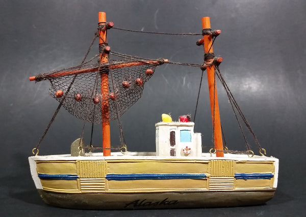 Vintage Highly Detailed Alaska Souvenir Small Fishing Boat Ship – Treasure  Valley Antiques & Collectibles