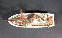 Vintage Highly Detailed Alaska Souvenir Small Fishing Boat Ship - Treasure Valley Antiques & Collectibles