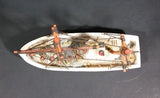 Vintage Highly Detailed Alaska Souvenir Small Fishing Boat Ship - Treasure Valley Antiques & Collectibles