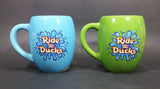 Vintage Ride The Ducks Land & Lake Tour Branson Missouri Blue & Green Ceramic Mugs - Treasure Valley Antiques & Collectibles
