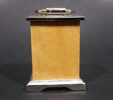 Sina Quartz Miniature Wood and Metal Case Miniature Carriage Clock - Treasure Valley Antiques & Collectibles