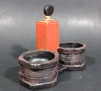 Decorative Automotive Gasoline Pump Salt and Pepper Shaker Nut Shaped Holder - Treasure Valley Antiques & Collectibles