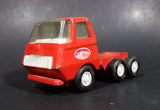Vintage 1970s Tonka Orange Red 55010 Pressed Steel Semi Tractor Toy Truck - Treasure Valley Antiques & Collectibles