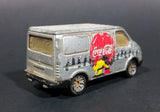 1995 Matchbox Coca-Cola Coke Soda Pop Silver Ford Transit Van Diecast Toy Car 1:63 Scale - Treasure Valley Antiques & Collectibles