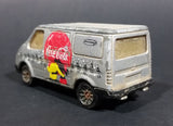 1995 Matchbox Coca-Cola Coke Soda Pop Silver Ford Transit Van Diecast Toy Car 1:63 Scale - Treasure Valley Antiques & Collectibles