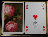 Vintage 1970s Piatnik Austria Morning Dew No. 2291 Playing Cards Double Deck Flowers Set - Treasure Valley Antiques & Collectibles