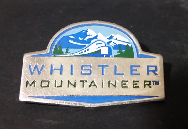 Whistler Mountaineer Train Mountains Trees Ocean Travel Tourism Collectible Lapel Pin - Treasure Valley Antiques & Collectibles