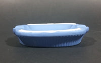 Vintage Wedgewood Style Jasperware Blue Cameo Pin/Ash Tray - Treasure Valley Antiques & Collectibles