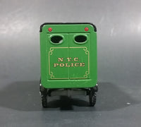 1993 Matchbox Green 1926 Ford TT New York City Police Department Van Die Cast Toy Car
