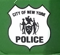 1993 Matchbox Green 1926 Ford TT New York City Police Department Van Die Cast Toy Car