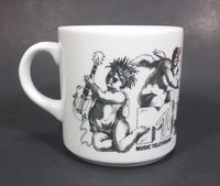Vintage 1986 MTV Networks Inc Rock Pop Punk Music Television Ceramic Coffee Mug - Treasure Valley Antiques & Collectibles