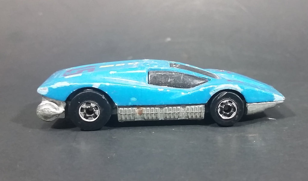 1987 Hot Wheels Blue #15 Lemans Silver Bullet Sports Car Die Cast Toy ...