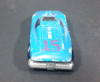 1987 Hot Wheels Blue #15 Lemans Silver Bullet Sports Car Die Cast Toy 1/64 Scale - Treasure Valley Antiques & Collectibles