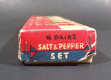 Vintage Family Papa Mama Brother Sister Handpainted Wood Salt & Pepper Shakers In Box - Treasure Valley Antiques & Collectibles