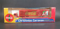 1996 Ertl Coca-Cola Coke Santa Claus Christmas Caravan Semi Tractor Trailer Diecast Toy Car - Treasure Valley Antiques & Collectibles