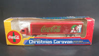 1996 Ertl Coca-Cola Coke Santa Claus Christmas Caravan Semi Tractor Trailer Diecast Toy Car - Treasure Valley Antiques & Collectibles