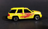 2002 Maisto Marvel Comics Universal Studios Human Torch Chevrolet Trailblazer Diecast Toy Car - Treasure Valley Antiques & Collectibles