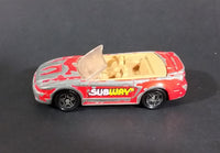1999 Matchbox Subway Restaurants Red Ford Mustang Convertible Die Cast Toy Car - Treasure Valley Antiques & Collectibles