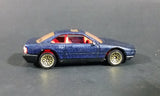 1990s Hot Wheels Blue BMW 850i w/ Red Interior and Gold Rims Die Cast Toy Car - Treasure Valley Antiques & Collectibles