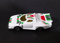 1980s Marz Karz White #91 Lancia Stratos Turbo Group S8006 Die Cast Toy Race Car - Treasure Valley Antiques & Collectibles