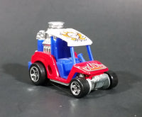 2000 Hot Wheels Tee'd Off Red and Purple with Orange Flames Golf Cart Hot Rod Die Cast Toy Car - Treasure Valley Antiques & Collectibles