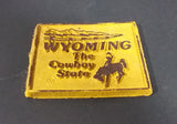 Wyoming "The Cowboy State" State Shaped Fridge Magnet Collectible Souvenir - Treasure Valley Antiques & Collectibles