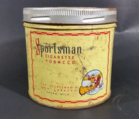1940s 1950s Carreras Sportsman Extra Mild Cigarette Tobacco Tin - Empty - Treasure Valley Antiques & Collectibles