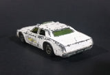 1977 Hot Wheels Solid White Police Car 12 with Yellow Logo Diecast Toy Car - Rare Version - Treasure Valley Antiques & Collectibles