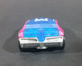 2009 Hot Wheels Bye Focal II Pink Blue Chrome Die Cast Toy Car w/ 5 Spoke Wheels - Treasure Valley Antiques & Collectibles