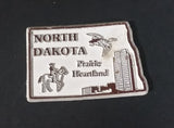 North Dakota "Praire Heartland" State Shaped Fridge Magnet - "Magnetic Collectibles Ltd." - Treasure Valley Antiques & Collectibles