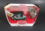 2002 Matchbox Coca-Cola Blue 1912 Ford Model T Delivery Truck w/ Mini Tray Die Cast Toy Vehicle - Treasure Valley Antiques & Collectibles