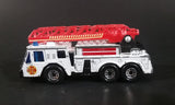 1982 Matchbox Fire Engine White w/ Red Ladder Die Cast Toy Emergency Vehicle - Treasure Valley Antiques & Collectibles