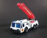 1982 Matchbox Fire Engine White w/ Red Ladder Die Cast Toy Emergency Vehicle - Treasure Valley Antiques & Collectibles