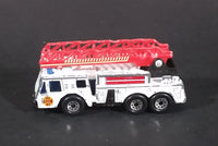 1982 Matchbox Fire Engine White w/ Red Ladder Die Cast Toy Emergency Vehicle - Treasure Valley Antiques & Collectibles