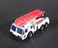 1982 Matchbox Fire Engine White w/ Red Ladder Die Cast Toy Emergency Vehicle - Treasure Valley Antiques & Collectibles