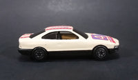 1980s Yatming BMW 850i Tan White Red Star Stripes Bird #4 Sport No. 804 Die Cast Toy Car - Treasure Valley Antiques & Collectibles