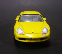 2001 Realtoy Porsche Boxster S Yellow Die Cast Toy Car - 1/58 Scale - Treasure Valley Antiques & Collectibles