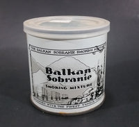 Vintage Balkan Sobranie Smoking Mixture 2oz Tobacco Tin w/ Plastic Lid - Woodward's Sticker - Treasure Valley Antiques & Collectibles