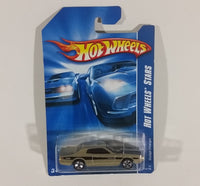 2007 Hot Wheels Stars 1974 Dodge Charger Gold Die Cast Toy Car 154/156 New w/ Blue Card - Treasure Valley Antiques & Collectibles