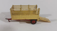 1965-71 Corgi Toys Beast Carrier Yellow and Red Farm Trailer - No. 58 - Made in Great Britain - Treasure Valley Antiques & Collectibles