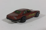 1983 Hot Wheels Jaguar XJS Maroon Burgundy Brown Die Cast Toy Car - Great Graphics - Malaysia - Treasure Valley Antiques & Collectibles
