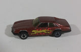 1983 Hot Wheels Jaguar XJS Maroon Burgundy Brown Die Cast Toy Car - Great Graphics - Malaysia - Treasure Valley Antiques & Collectibles