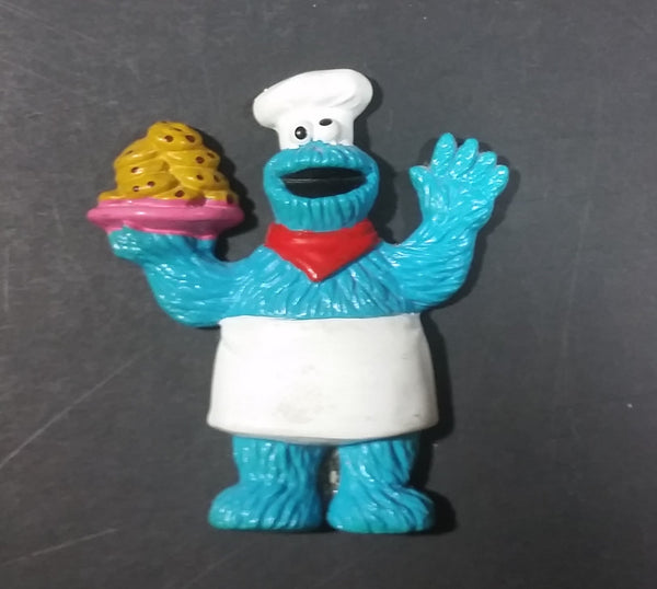 Vintage Muppets Cookie Monster in an Apron and Chef's Hat Fridge Magnet - Sesame Street - Treasure Valley Antiques & Collectibles