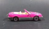 1990s Mercedes Benz SL 500 Convertible Pink River Tour Die Cast Plastic Bottom Toy Car