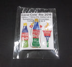 Rio 2016 Olympic Coca Cola Coke Bottle Limited Edition Sponsor Pin New & Sealed - Treasure Valley Antiques & Collectibles