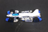 2004 Hot Wheels White and Blue Jet Threat 3.0 Zero-G Die Cast Toy Car - Treasure Valley Antiques & Collectibles