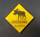 Collectibles Moose Elk Caribou Wildlife Animals Yellow Yield Crossing Sign Fridge Magnet - Treasure Valley Antiques & Collectibles